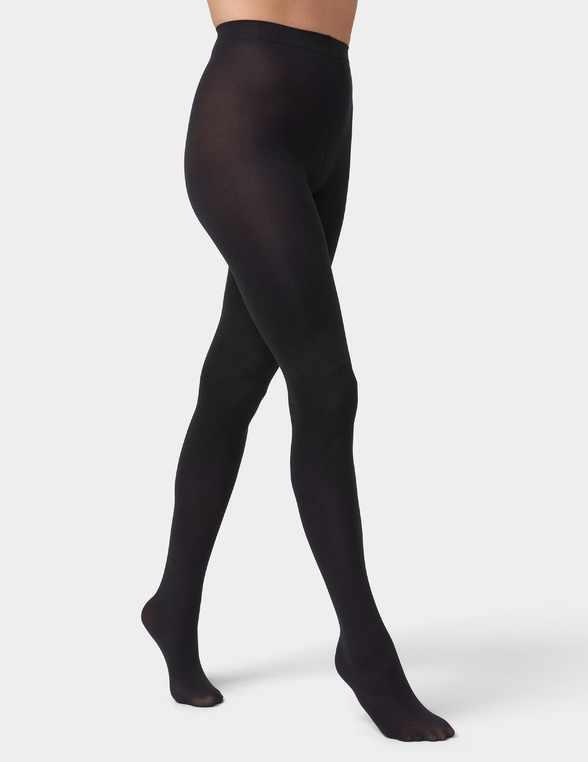 Super Opaque Tights (Non CT) - Black | Hue