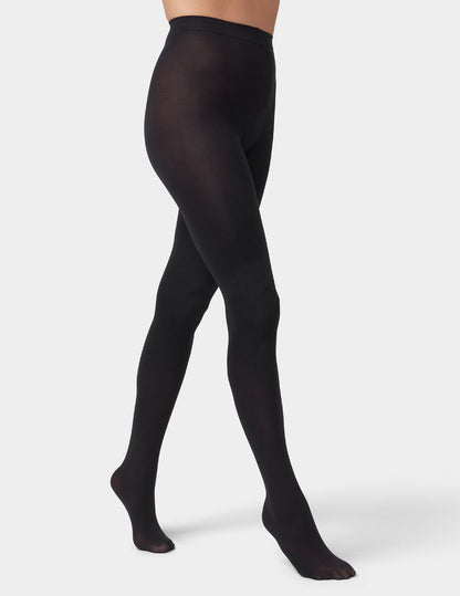 Super Opaque Tights (Non CT) - Black | Hue