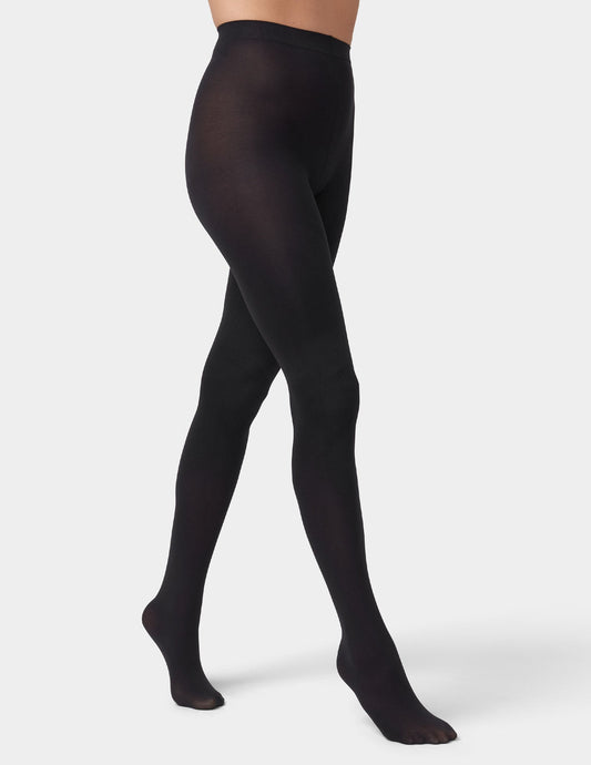 Super Opaque Tights (Non CT) - Black | Hue