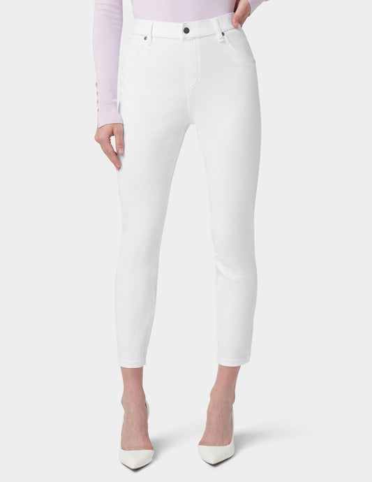 Ultra Soft Denim High Waist Skimmer - White | Hue