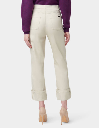 Cuffed Denim Skimmer - Sand | Hue