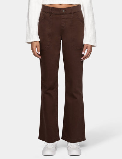 Soft Canvas Utility Pant - Shaved Chocolate | Hue