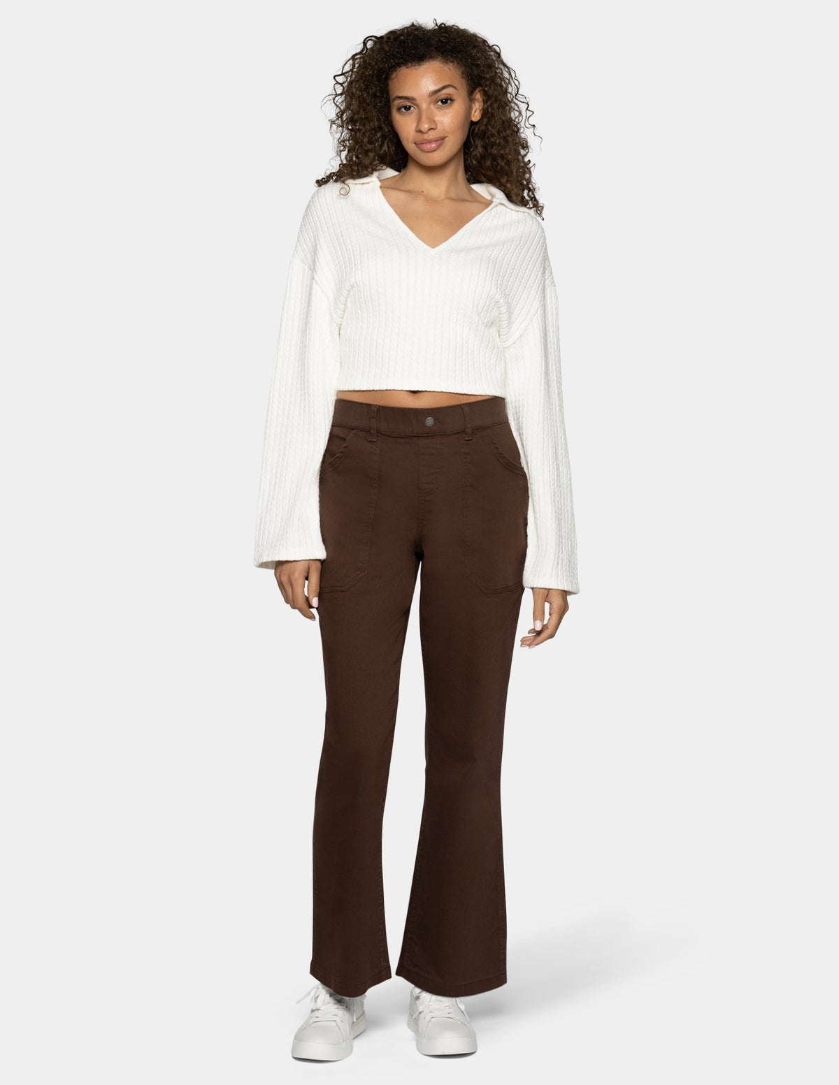 Soft Canvas Utility Pant - Shaved Chocolate | Hue