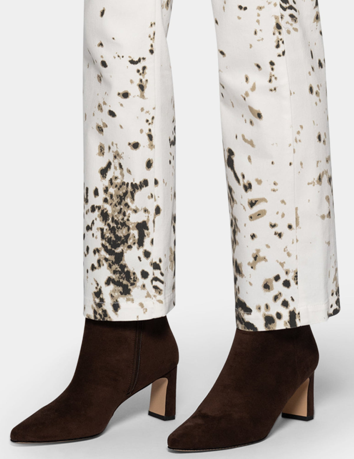 White Pony Straight Leg Pant - White | Hue