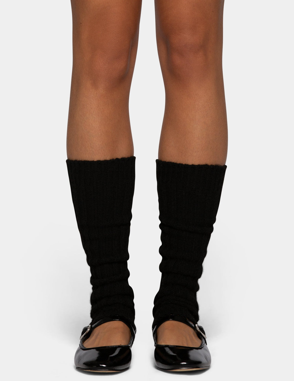 Ribbed Leg Warmer - Black | Hue