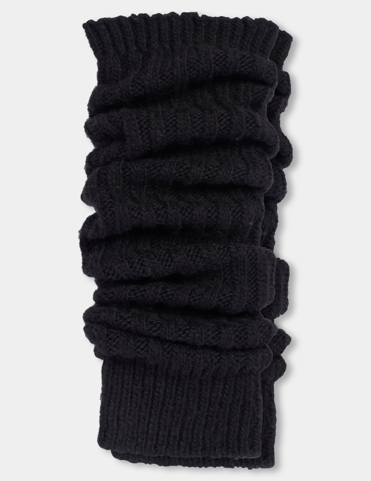 Ribbed Leg Warmer - Black | Hue