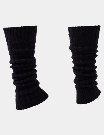 Ribbed Leg Warmer - Black | Hue