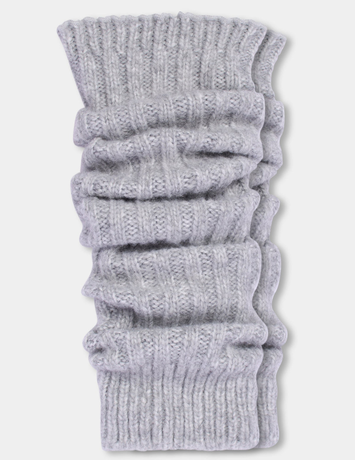 Ribbed Leg Warmer - Light Grey Heather | Hue