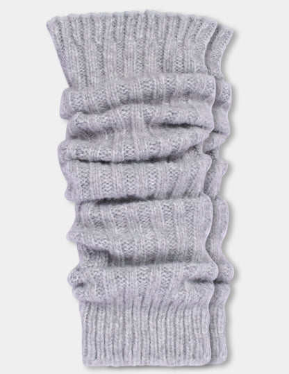 Ribbed Leg Warmer - Light Grey Heather | Hue
