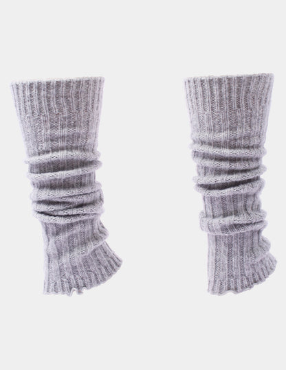 Ribbed Leg Warmer - Light Grey Heather | Hue
