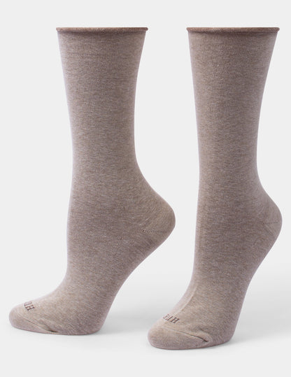 Jeans Socks Crew 3 Pair Pack - Ivory Animal | Hue