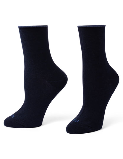 Cropped Jeans Sock 3 Pair Pack - Oatmeal Ditsy | Hue