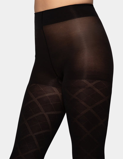 Textured Diamond Tight - Black | Hue