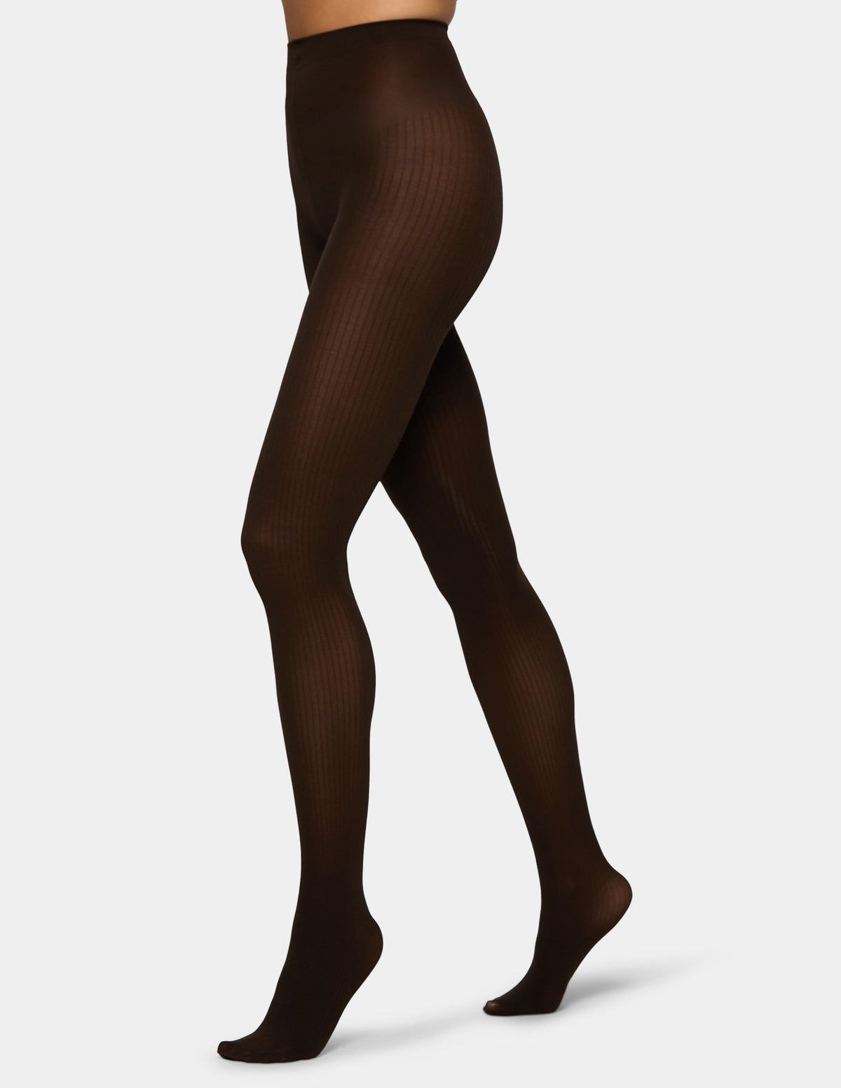 Ribbed Control Top Tight - Espresso | Hue