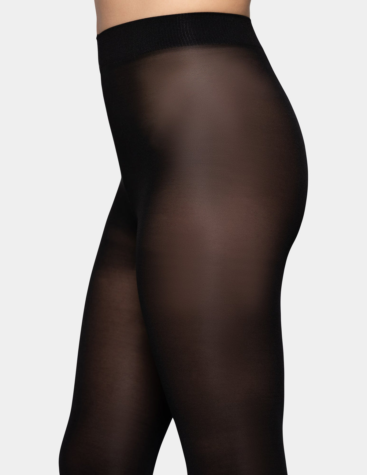 Super Gloss Opaque Tight - Black | Hue