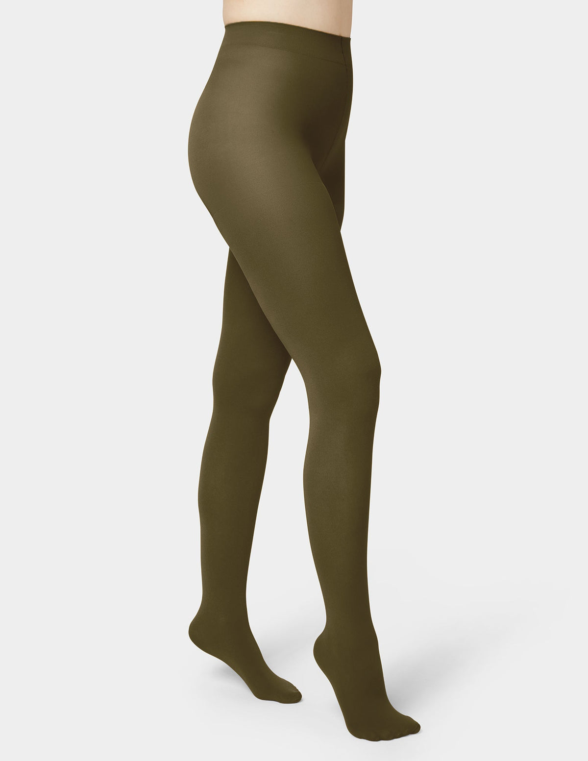 Super Opaque Control Top Tight - Olive | Hue