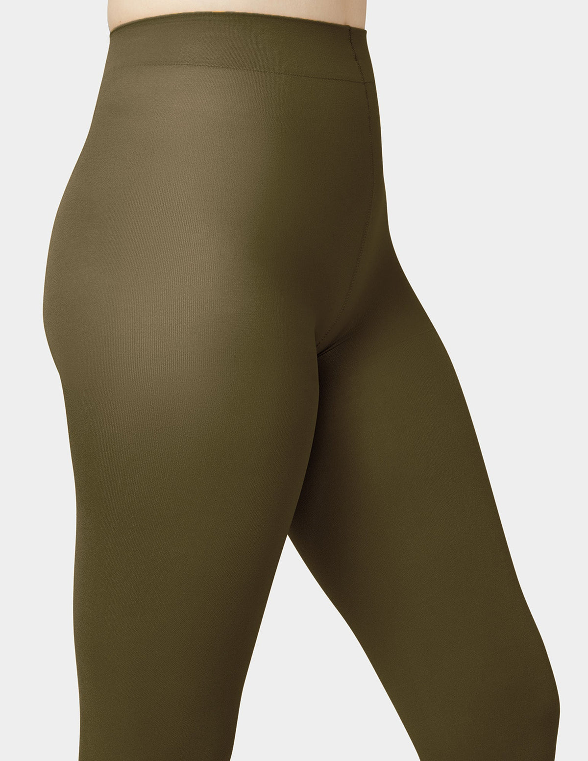 Super Opaque Control Top Tight - Olive | Hue