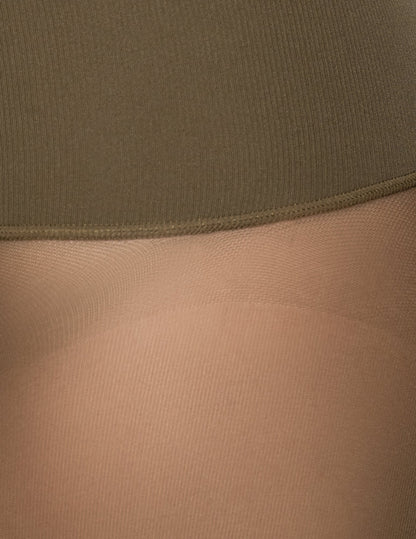 Yoga Waist Tight - Dark Olive | Hue