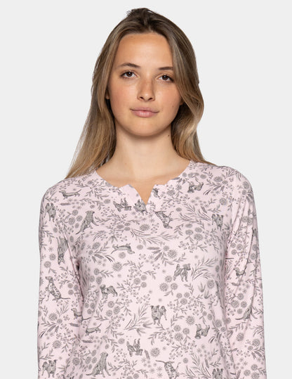 Timeless Jersey PJ Set - Ballerina | Hue