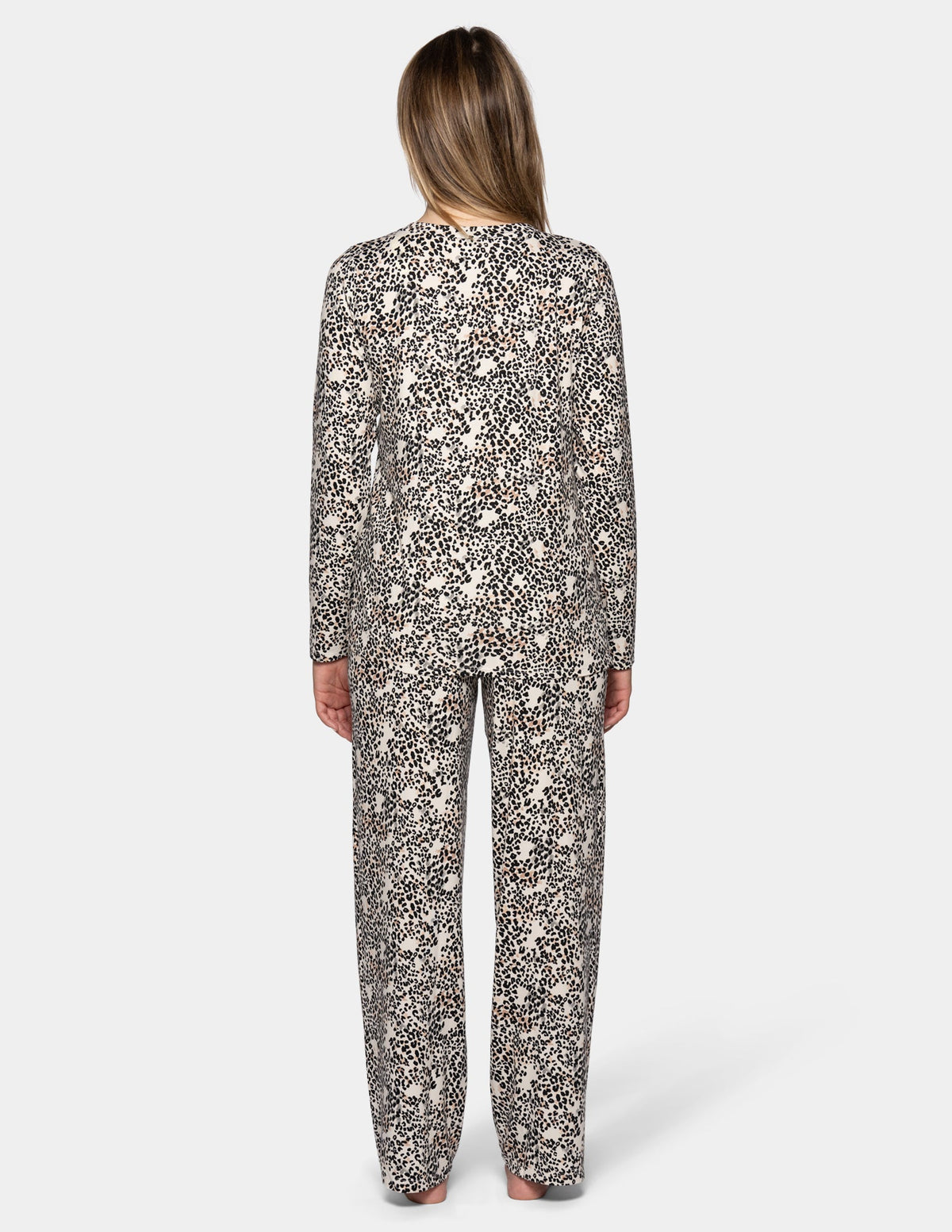 Timeless Jersey PJ Set - White Asparagus | Hue
