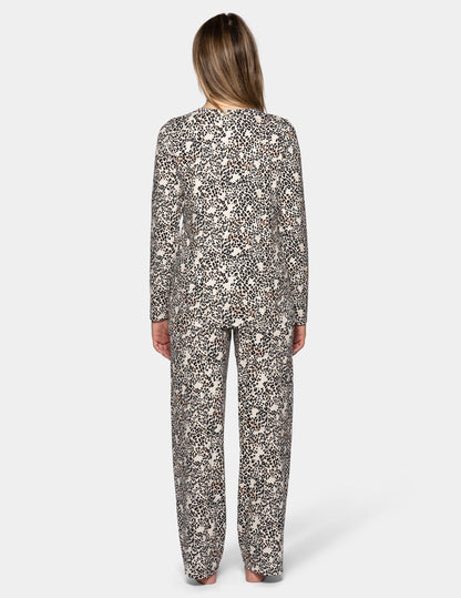 Timeless Jersey PJ Set - White Asparagus | Hue