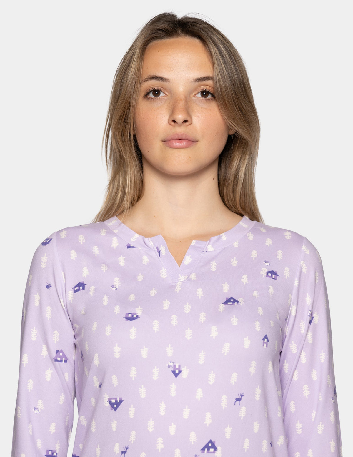 Timeless Jersey PJ Set - Pastel Lilac | Hue