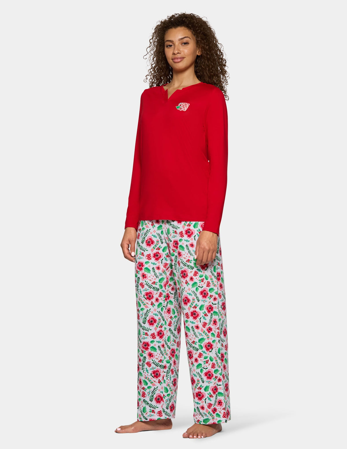Timeless Jersey PJ Set - Salsa | Hue