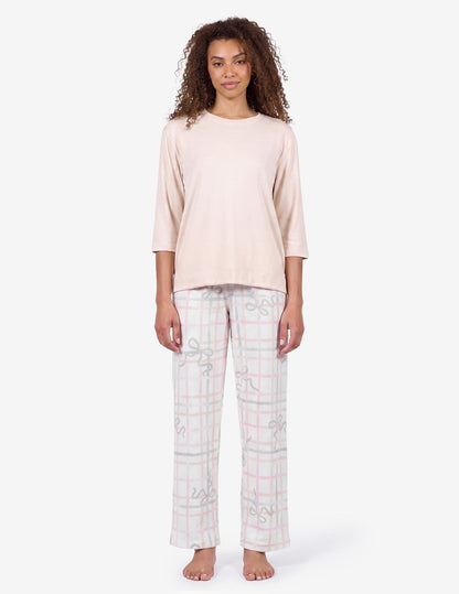 Brushed Loose Knit PJ Set - Smoke Gray | Hue