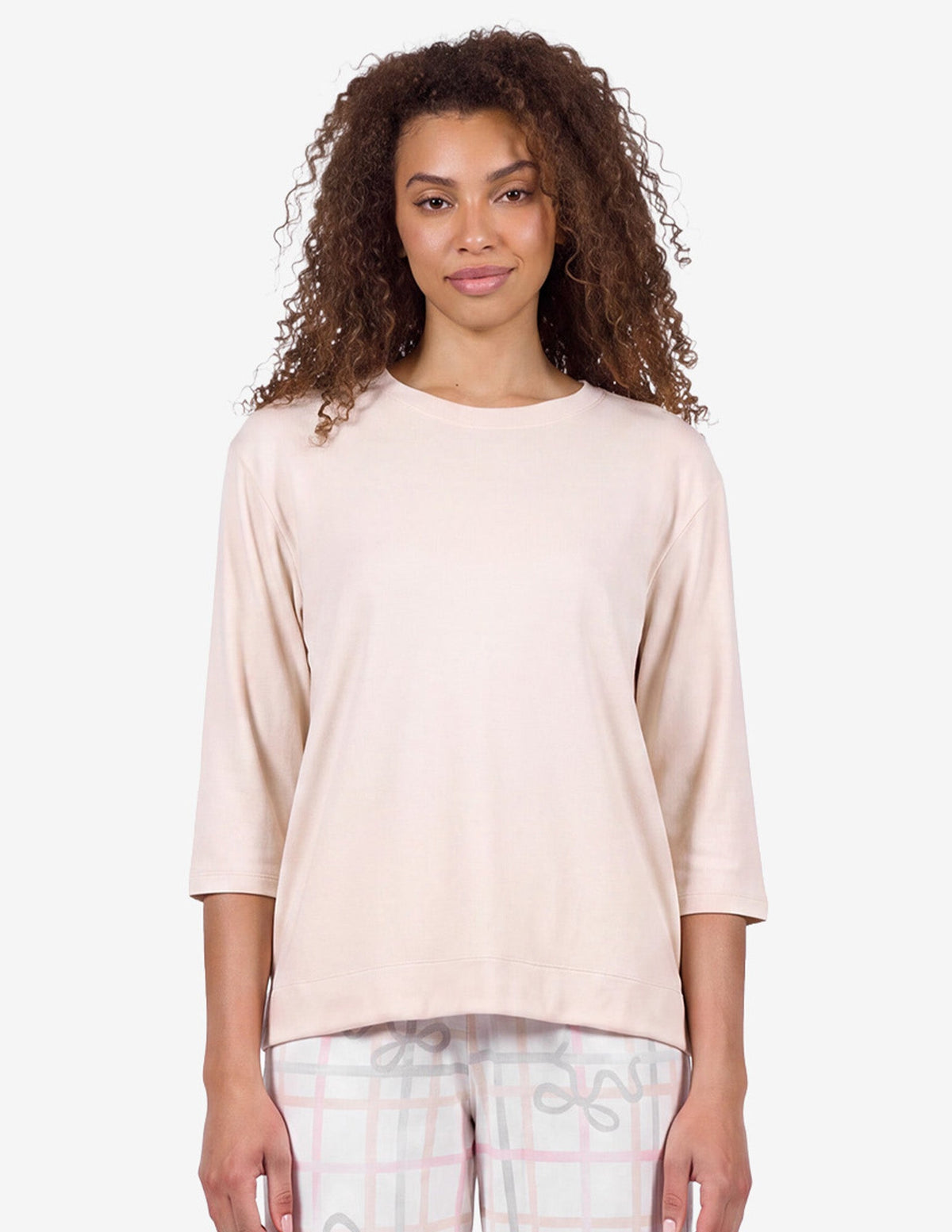 Brushed Loose Knit PJ Set - Smoke Gray | Hue
