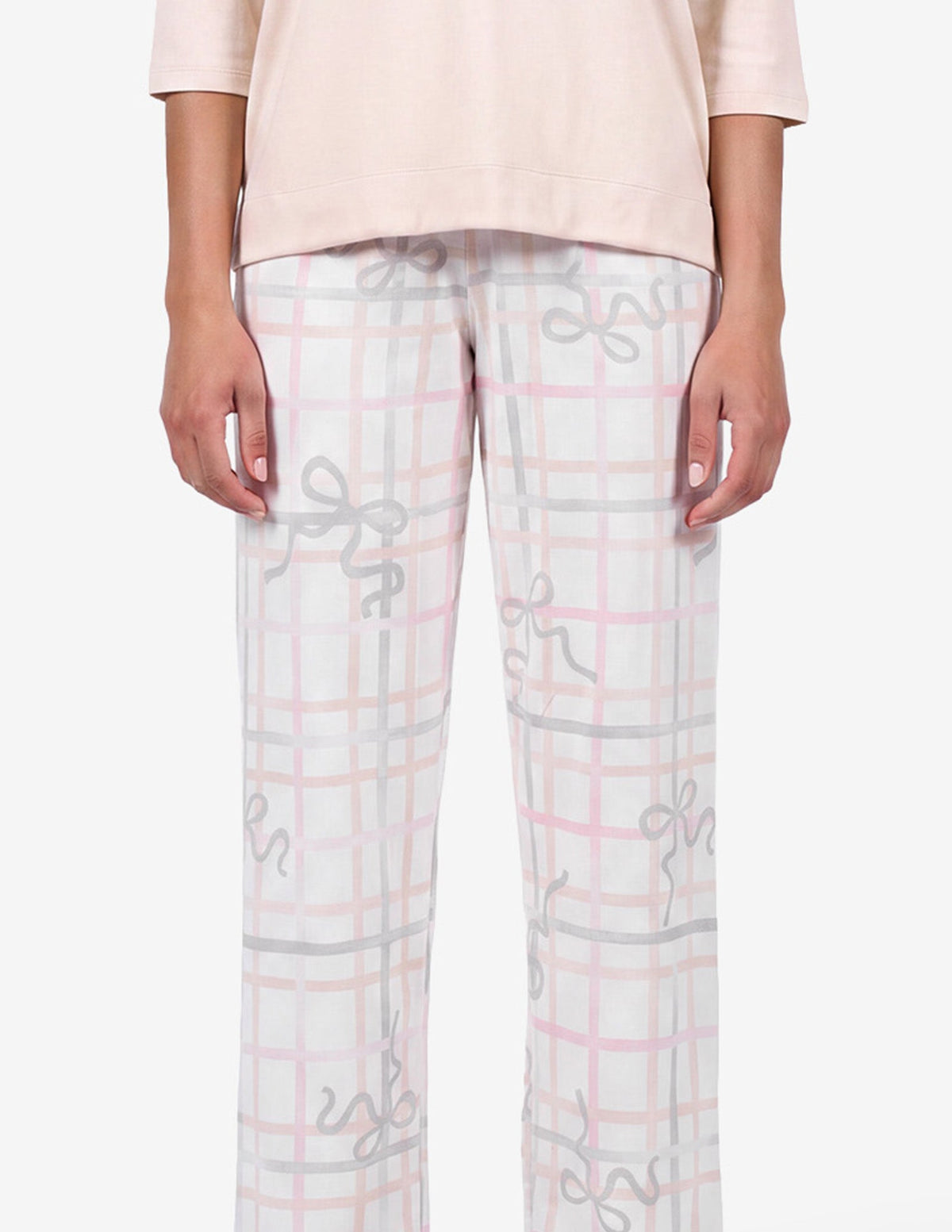 Brushed Loose Knit PJ Set - Smoke Gray | Hue