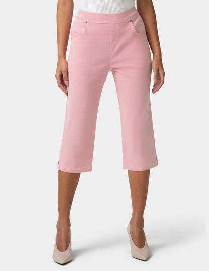 Spring Stripe Pedal Pusher - Slate Rose | Hue