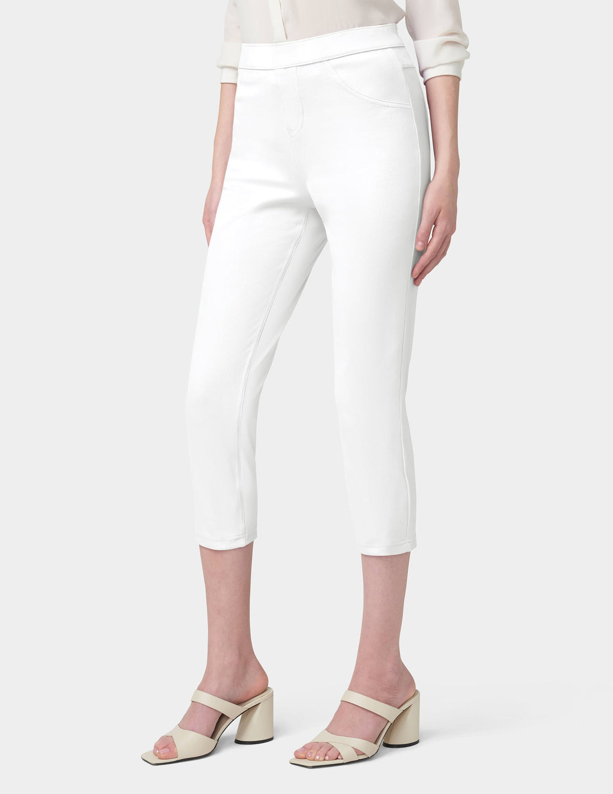 Denim Capri - White | Hue
