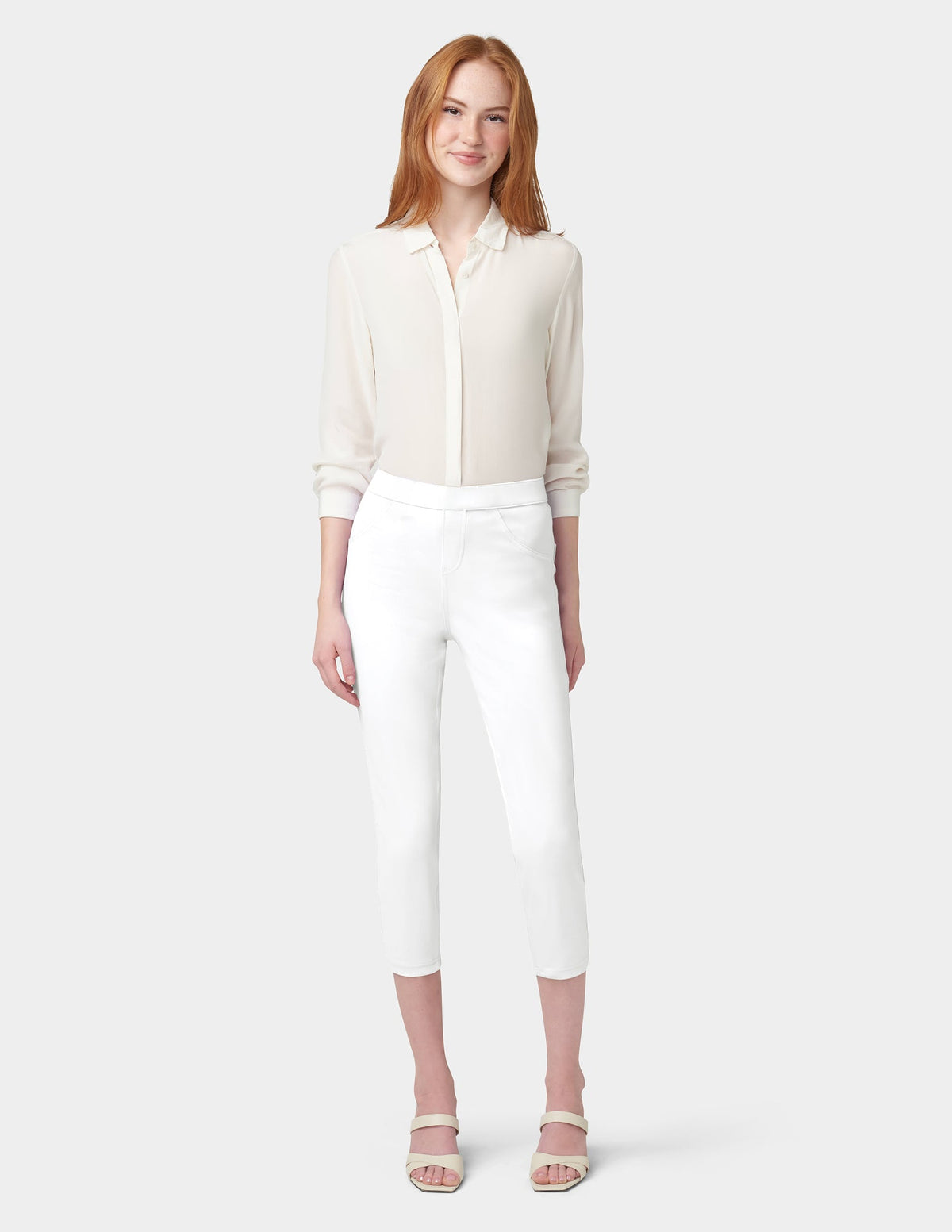 Denim Capri - White | Hue