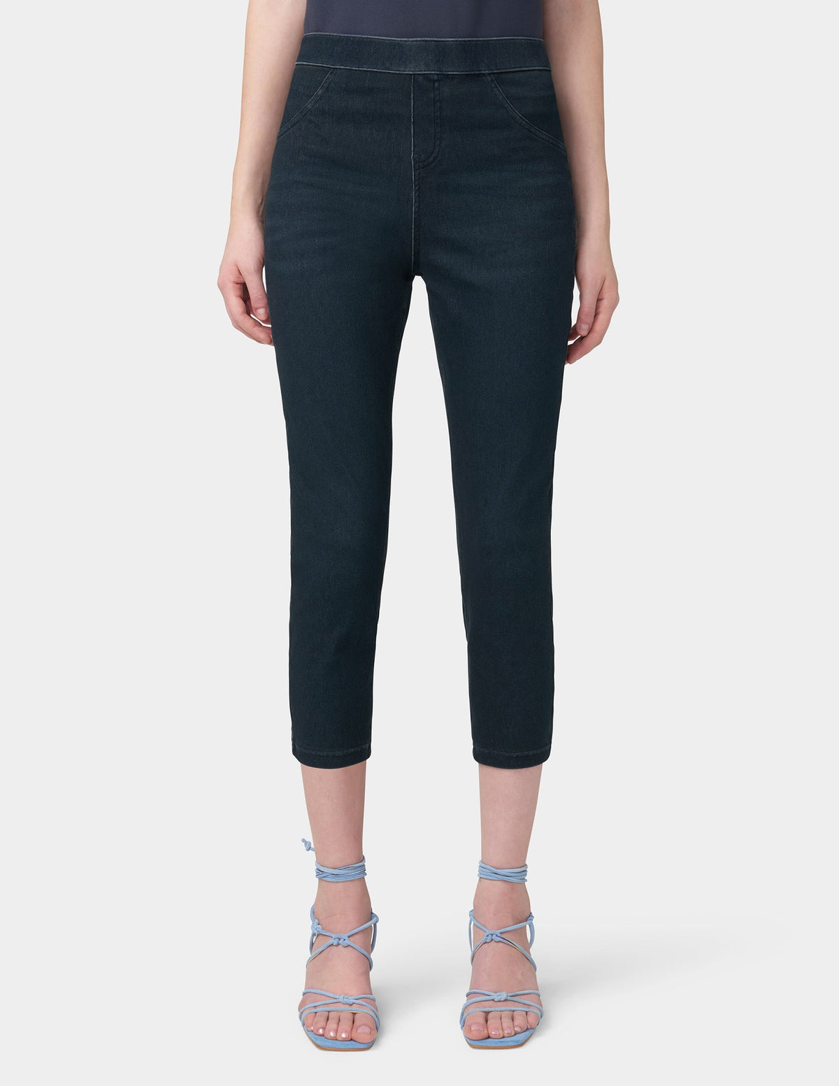 Denim Capri - Dark Denim | Hue