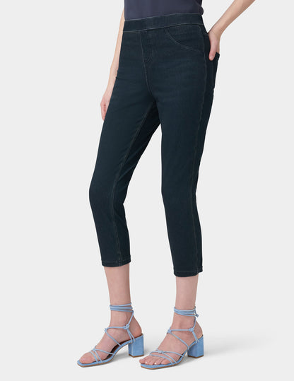 Denim Capri - Dark Denim | Hue