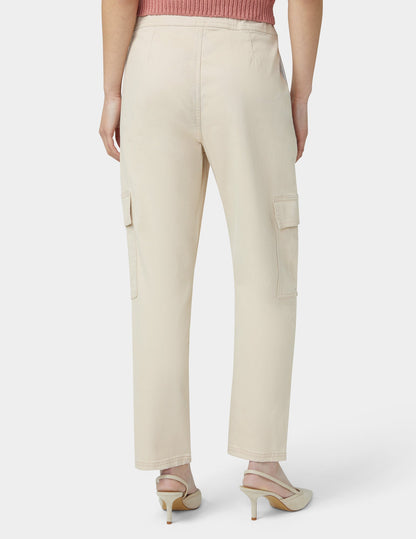 Chinosoft Tapered Cargo Pants - Linen | Hue