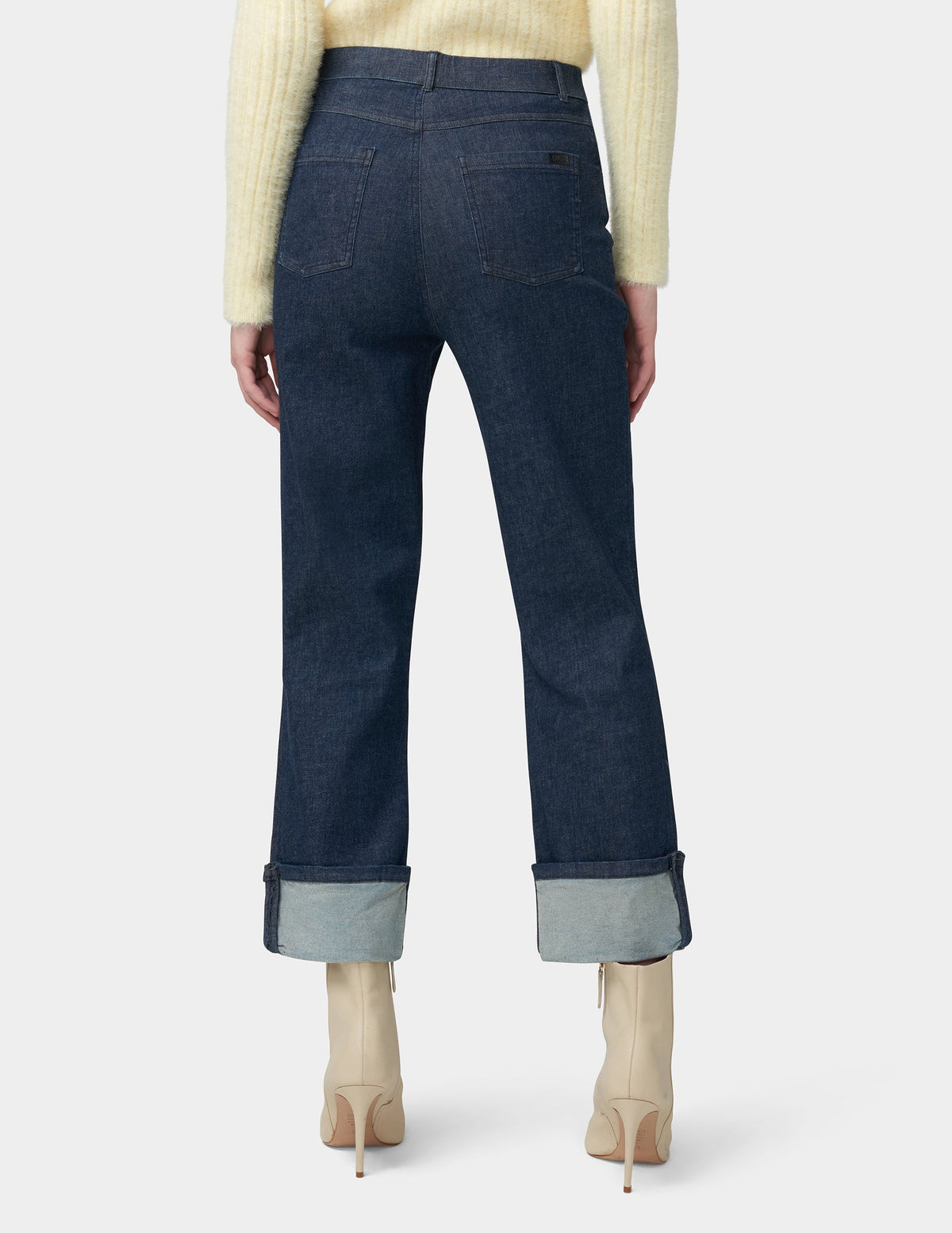 Cuffed Denim Skimmer - Dark Rinse Wash | Hue