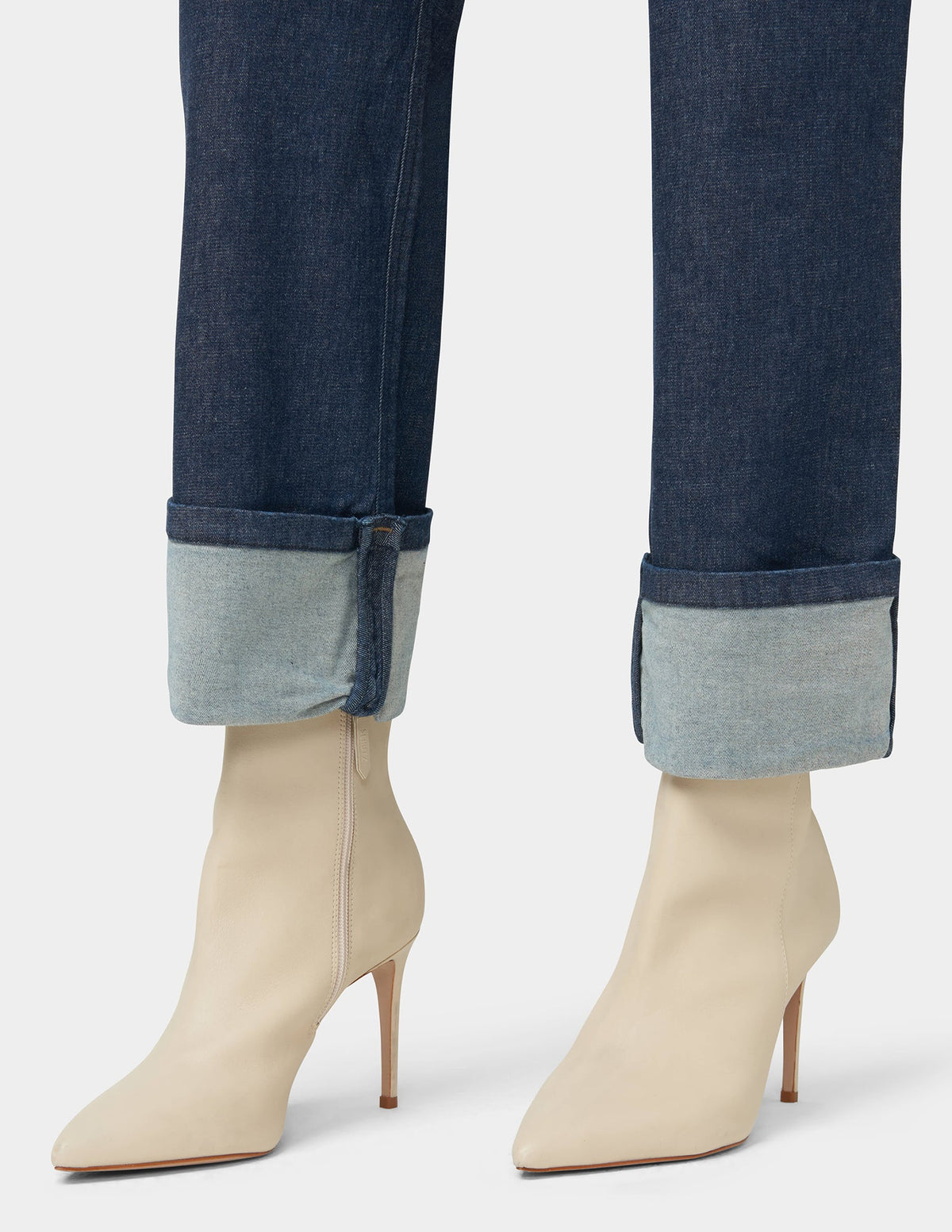 Cuffed Denim Skimmer - Dark Rinse Wash | Hue