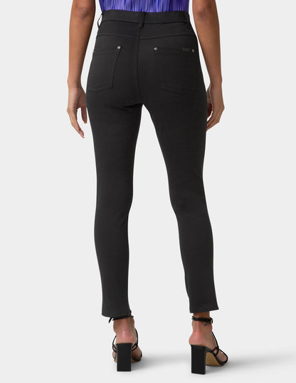 Ultra Soft Denim High Waist Skimmer - Black | Hue