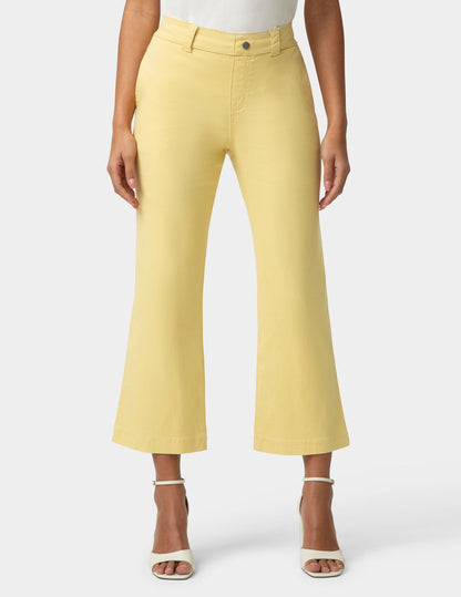 Ultra Stretch Chino Kick Flare Pant - Straw | Hue