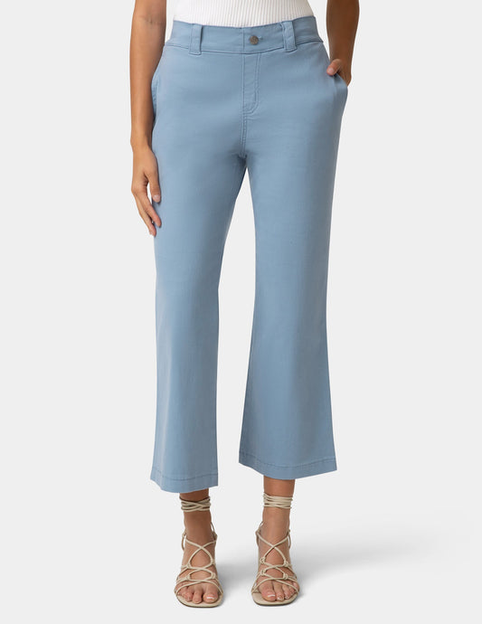 Ultra Stretch Chino Kick Flare Pant - Colony Blue | Hue