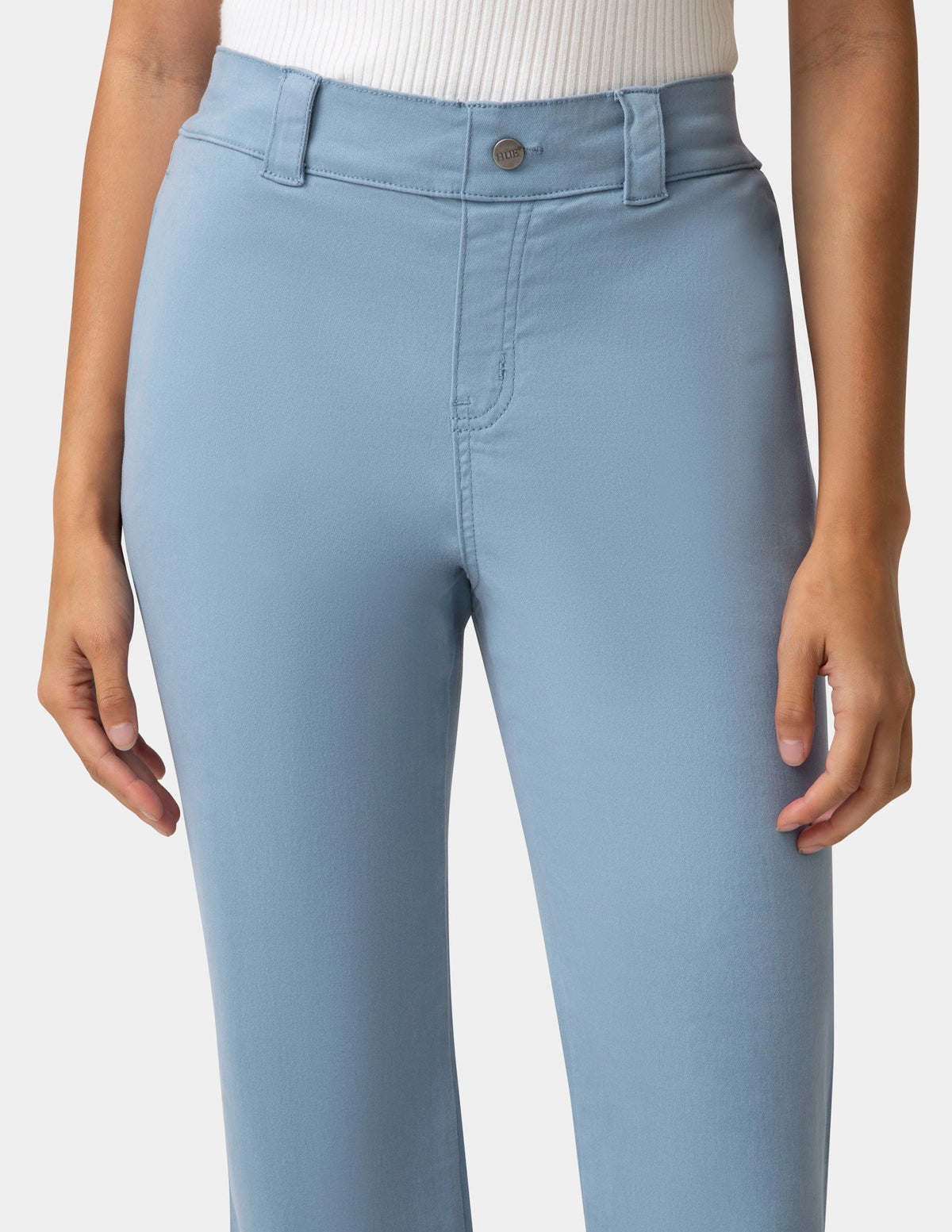 Ultra Stretch Chino Kick Flare Pant - Colony Blue | Hue