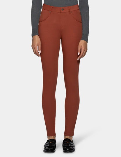 Ultra Soft Denim Legging - Brick | Hue