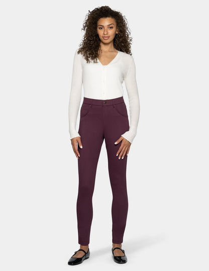 Ultra Soft Denim Legging - Mauve Wine | Hue
