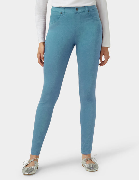Ultra Soft Denim Legging - Delphinium Blue | Hue