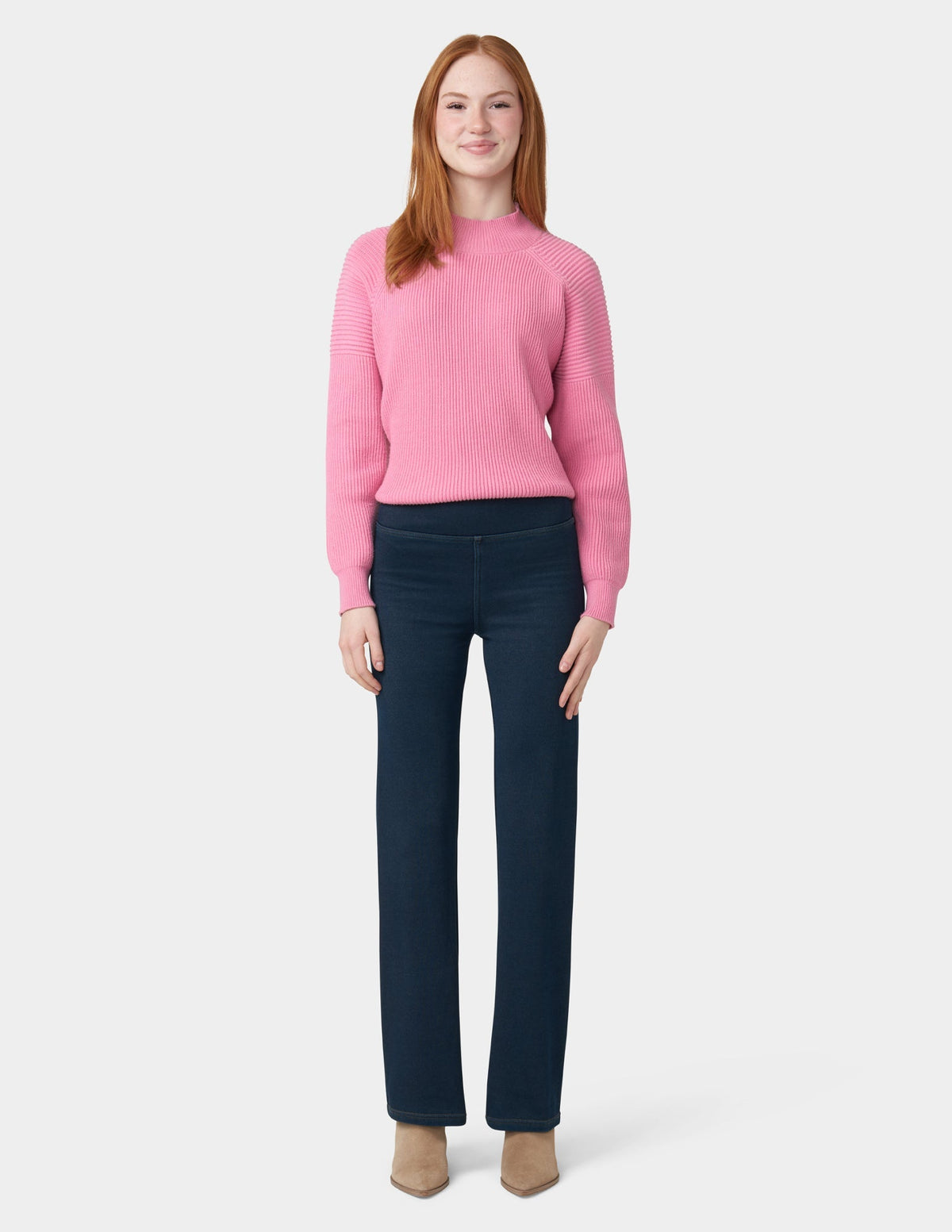 Plush Lined Denim Bootcut Legging - Midnight Rinse | Hue