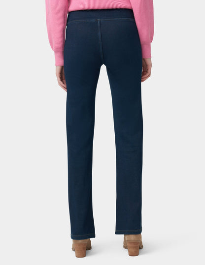 Plush Lined Denim Bootcut Legging - Midnight Rinse | Hue
