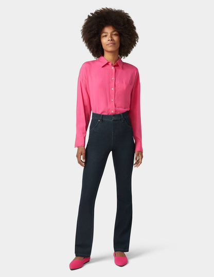 Ultra Soft Denim Baby Bootcut - Black Indigo Wash | Hue
