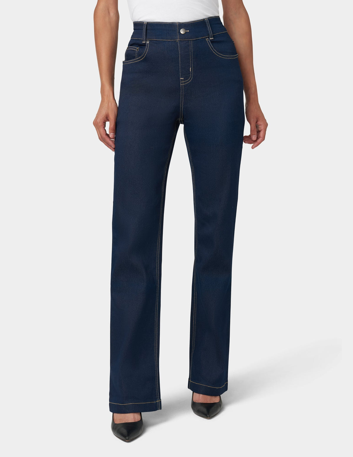 Hi-Rise Bootcut Denim - Dark Rinse Wash | Hue