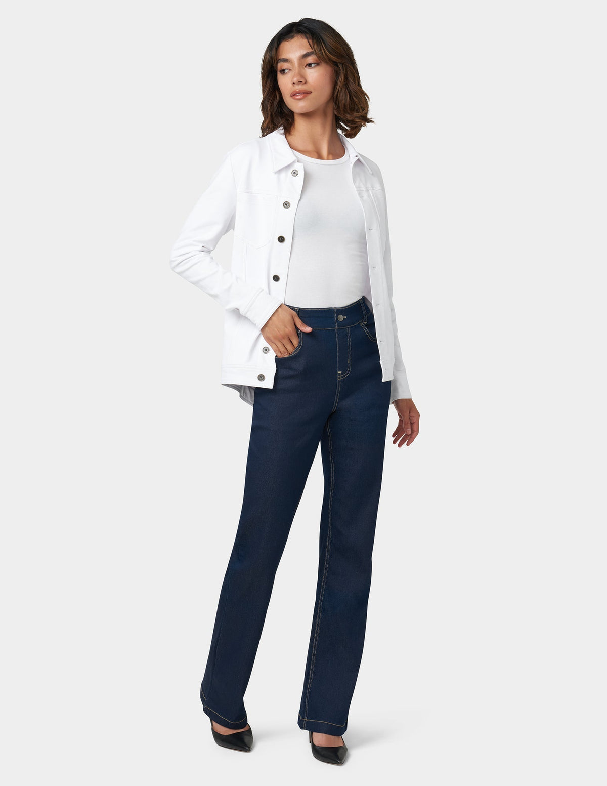 Hi-Rise Bootcut Denim - Dark Rinse Wash | Hue